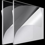 Roowest 2 Pcs 36 x 36 Inch, 1/4 Inch Thick Clear Acrylic Sheet Plastic Acrylic by Roowest
