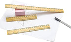 3 Pack Wooden Ruler Wood Ruler Measuring Tool | Wood Ruler - Image 7