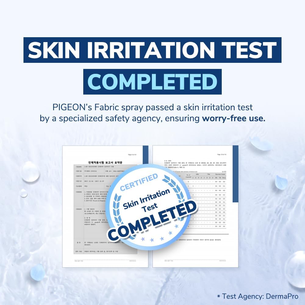 PIGEON Fabric Refresher, White Floral & Peach, Odor Eliminator for Home, Couch Spray Deodorizer, Fabric Refresher Spray for Furniture, Bed, Clothing, Curtains, Mystic Rain – Pack of 3