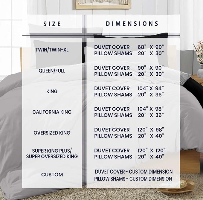 Kotton Culture 3 Pc Queen Size Duvet Cover Set- 100% Egyptian Cotton 600 TC - Image 3