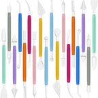 Clay Tools 18PCS Air Dry Clay Double-Ended Tool Kit Plastic Clay Sculpting by Unknown