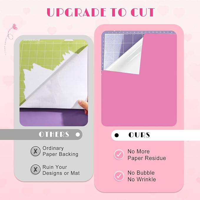 Tintnut Lavander Rose Permanent Vinyl 8 Sheets 12''x10'' Adhesive Vinyl | Solid - Image 4