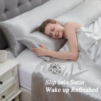 Satin Body Pillow Pillowcase 1pc, Silky Body Pillow Cover Similar to Silk - Image 2