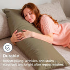 Body Pillowcases Set of 4-20x54 Long Body Pillow Case - Image 4