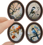iLAND 1/12 Scale Accessories, 4 Dollhouse Picture Frames w/ 4 Paintings by ILANDTradingCoLtd
