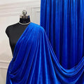 Royal Blue Royal Velvet Fabric by The Yard, Wedding Decor, Fashion & Crafts I by VALENTINATEXTILEINC