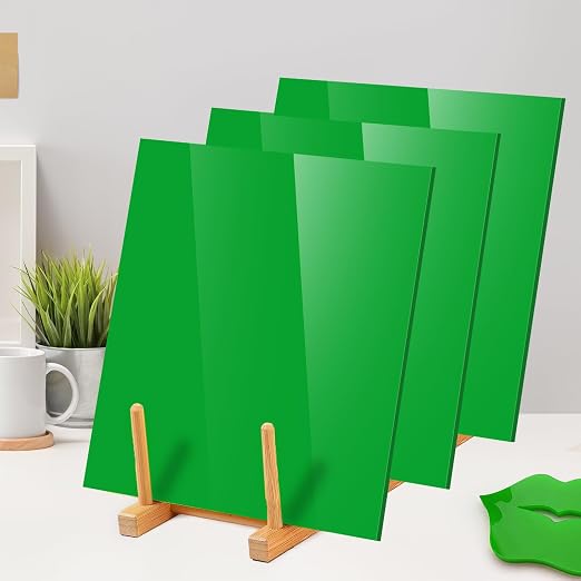 Adrattnay Green Acrylic Sheets 1/8" Thick, - Image 6