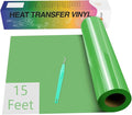 HTVRONT Heat Transfer Vinyl Grass Green HTV-12" x 15ft HTV Vinyl by HTVRONT