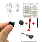 18 Set DC Motors Kit, Mini Electric Hobby Motor 3V -12V 25000 RPM Strong - Image 6
