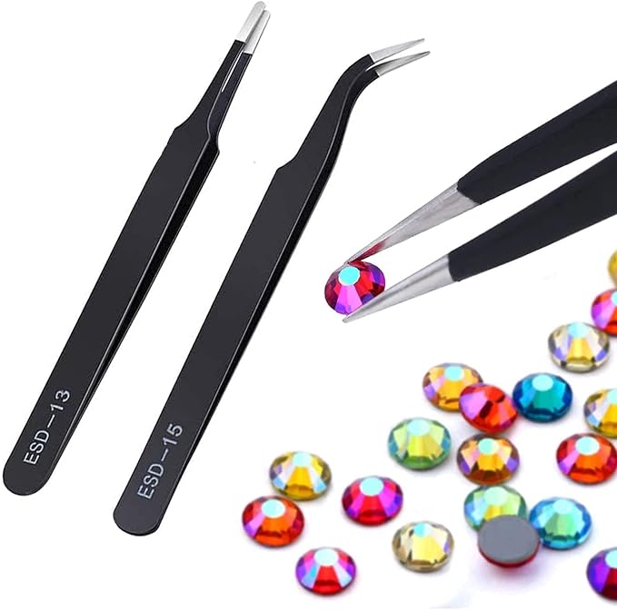 MSDADA 11 Pcs Silicone Resin Mold Tools Set Stirring Needle Spoon Tool Tweezers - Image 8