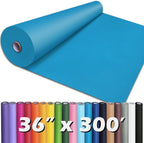 PerkHomy Lake Blue Kraft Paper Roll 36" x 3 by PerkHomy
