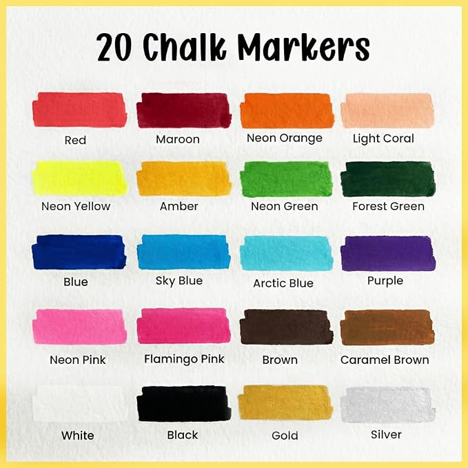 Chalkola Car Window Markers for Glass Washable - Image 2