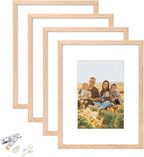 8x10 Picture Frame, OAK Wood Photo Frame 5x7 by ATOBART