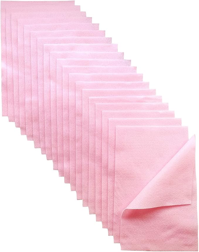 Jtnohx Color Felt, Soft Felt Sheets, 1.4mm Thick 8"x12" Handicraft Felt Fabrics - Image 2