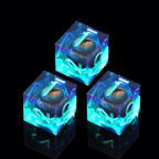 3Pcs D6 Dargon Eye Liquid Core DND Dice Set - Image 3