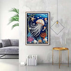 ZQEATRY Jellyfish Coral Reef Special Shape Diamond Art Kits - Image 5