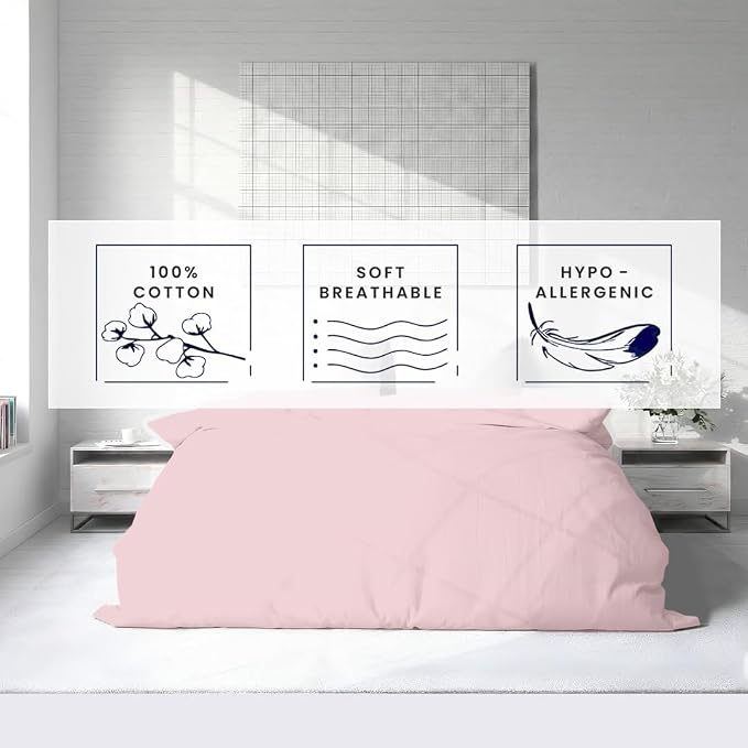 Kotton Culture 3 Pc 120"x120" Duvet Cover Set Super King Plus/Super Oversize - Image 6