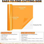 HTVRONT Heat Transfer Vinyl Orange HTV Rolls, Heat Transfer Vinyl - Image 7