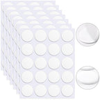 JANYUN 140 Pcs Sticky Dots, 40mm Putty Clear Double Sided Tape by JANYUN