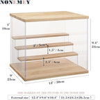 NONEMEY LED Acrylic Display Case, 4 Tier Display Case - Image 2