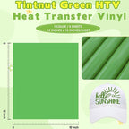 Tintnut Medium Green Heat Transfer Vinyl, easy cut & weed, stretch washable - Image 2