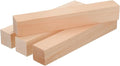 MECCANIXITY 4Pcs Basswood Carving Block, 1.2"x1.2"x8" Square Wooden Dowels by MECCANIXITY