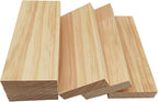 6PCS Rectangle Wood Boards Unfinished Wood Blocks - Image 4