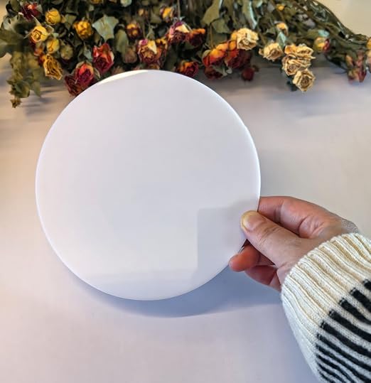 Set of 20 White Acrylic Discs, 1/8" Thick Round White Circle Blanks 1" Diameter - Image 6