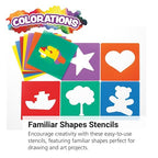Colorations Familiar Shapes Stencils - Image 2