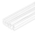 MECCANIXITY 10pcs Acrylic Square Rods 3/20" x 14" Clear Acrylic Dowel Rods by MECCANIXITY