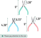 Mr. Pen- Pliers for Jewelry Making, 3 Pack, Chain Nose | Round Nose Pliers Set - Image 3