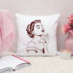 FINGERINSPIRE 4Pcs Perfume Woman Painting Stencil - Image 7