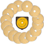 HEADLEY TOOLS Titanium Coated 45mm Rotary Cutter Blades 15 Pack Fits Olfa by HeadleyTools