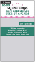 Sleeve Kings Standard Card Sleeves – 110 Count, Medium Euro Size, Compatible by SleeveKings