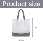 OKBA 10 pcs Sublimation Tote Bags, polyester tote bags - Image 3