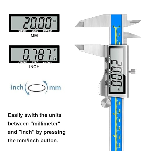 Caliper Measuring Tool Digital Caliper Industrial Quality Precision Electronic - Image 7