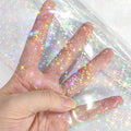 Iridescent Clear Film Laser Mirror Rainbow Transparent PVC Waterproof Vinyl by Unknown