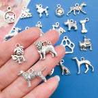 WOCRAFT 120pcs Antique Silver Dog Charm - Image 4