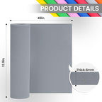 Do²ping Gray Eva Foam Sheets Roll, 6mm EVA Craft Foam 49''x13.9'' High Density - Image 2