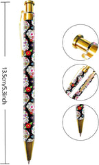 Ballpoint Pen 3Pcs Click Black Ink Metal Retractable 1.0 mm Medium Ballpoint - Image 3