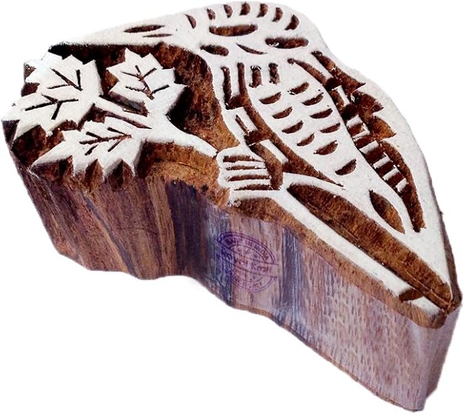 Royal Kraft Wooden Stamps DIY Fabric, Henna Printing Blocks THDtag044 by RoyalKraft