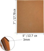 12 Pieces 5 x 7 Inch Clear Acrylic Sheets Blank Acrylic Signs, 1/8”Thick Thick - Image 2