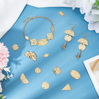 BENECREAT 60Pcs 10 Styles Geometric Flat Connector Link Charms, Hole: 1.2~1.8mm - Image 4