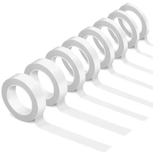 8 Roll Multi-Size Thin Double-Sided Tape by XEHAHOSH