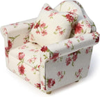 Dollhouse Couch with Pillow 1 12 Scale Miniature Sofa Arm Chair Living Room by Cuteminifulfillsallyourfantasiesabouttheminihomeinyourdreams