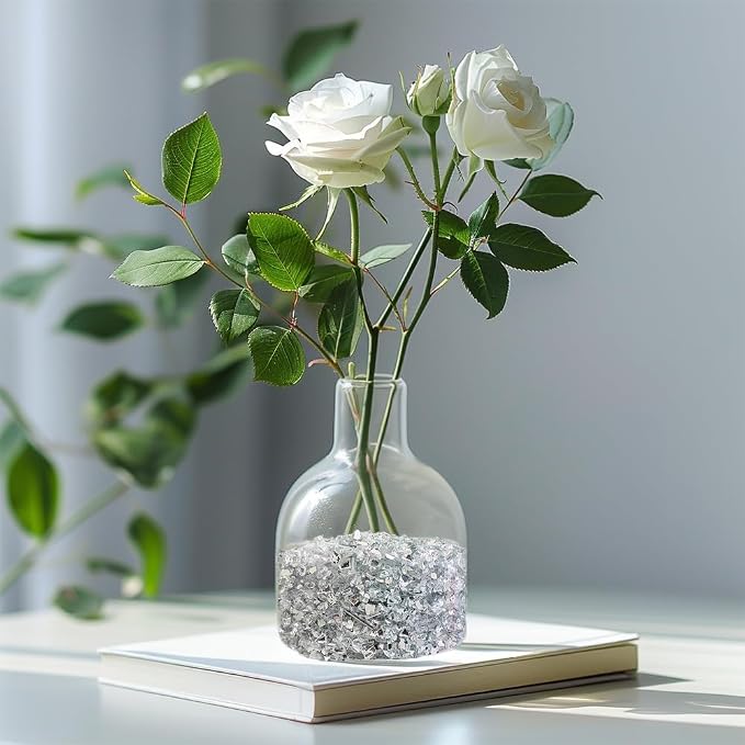 1.3 LB Crushed Glass Broken Mirror Glass Pieces Crush Stones - Image 4