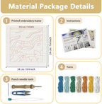 Doodlream Beach DIY Punch Needle Embroidery Kit - Image 2