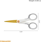 Fiskars Micro-Tip Scissors, Precision Cutting Shears, Titanium Blades & - Image 6