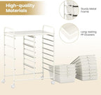 BECOMFORT 15-Drawer Rolling Cart - Image 5