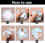 300 Count Paper Piecing Shapes Hexagon Paper Piecing Templates Quilting - Image 5
